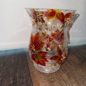 Yankee Candle Leaf Crackle Vase
